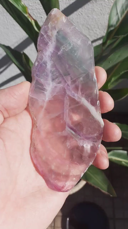 Rainbow Fluorite Slab