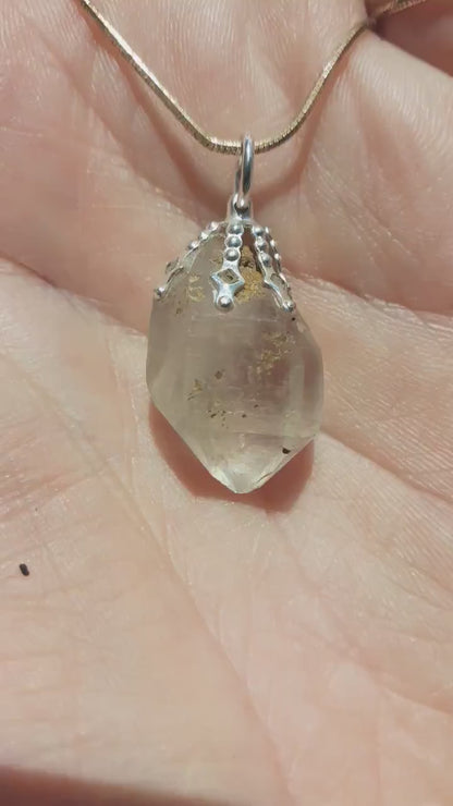 herkimer diamond necklace