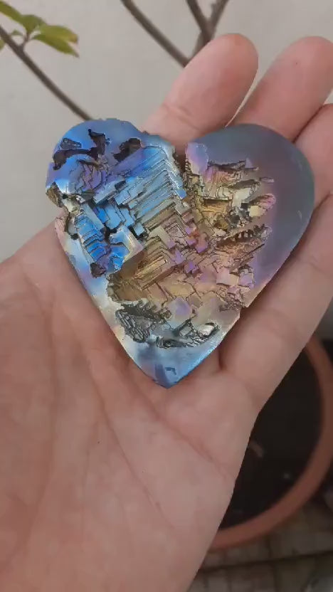 Handmade Bismuth Heart