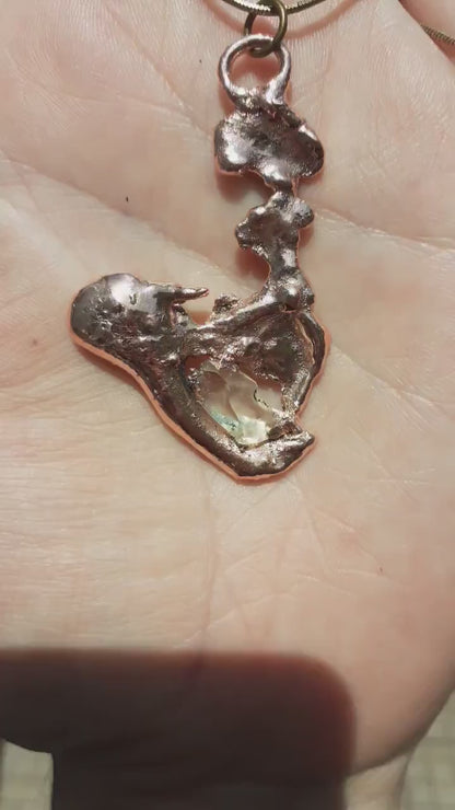 Libyan desert glass necklace