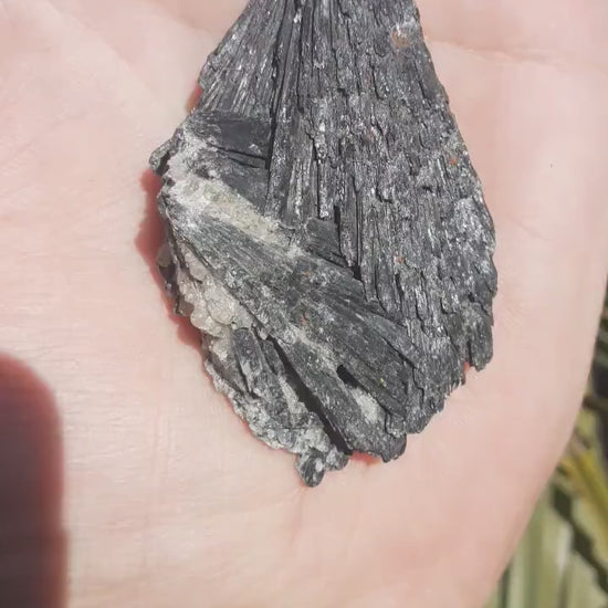 Black Kyanite pendant