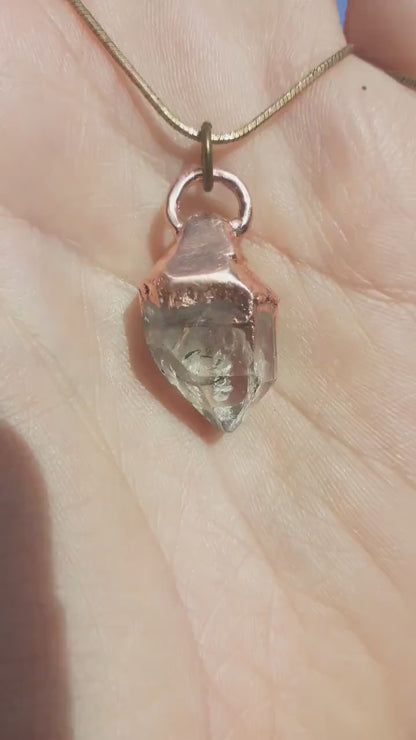 Herkimer diamond necklace