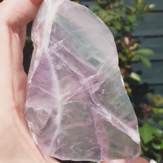 Rainbow Fluorite Slab