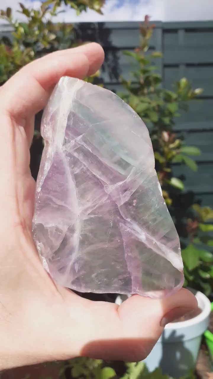 Rainbow Fluorite Slab