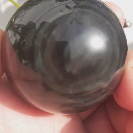 48mm Rainbow Obsidian Sphere