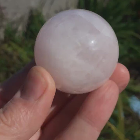 Rose quartz sphere