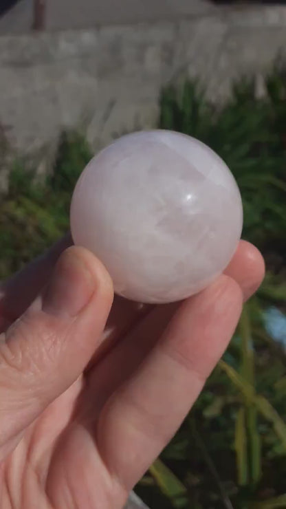 Rose quartz sphere