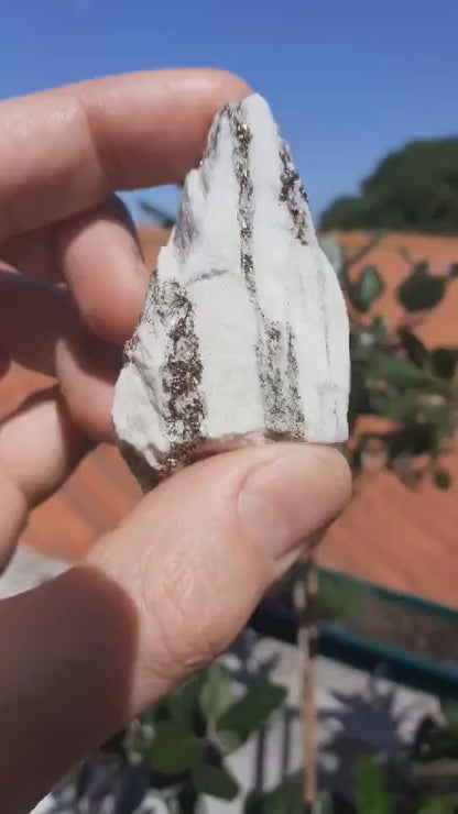 Pyrite in Snow Dolomite