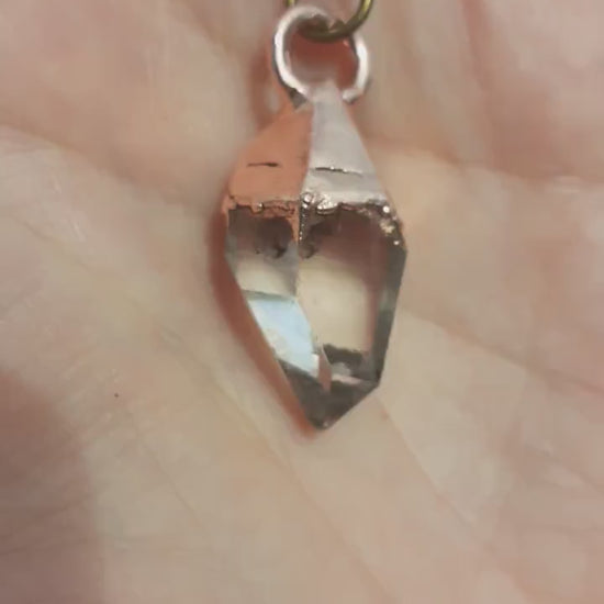 Herkimer diamond necklace // XXL Herkimer diamond necklace