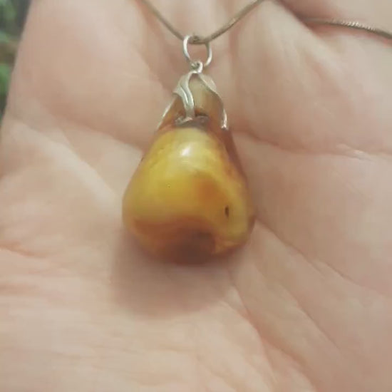 Baltic amber pendant