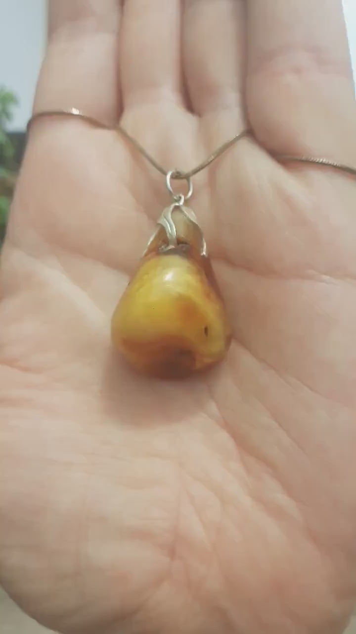 Baltic amber pendant