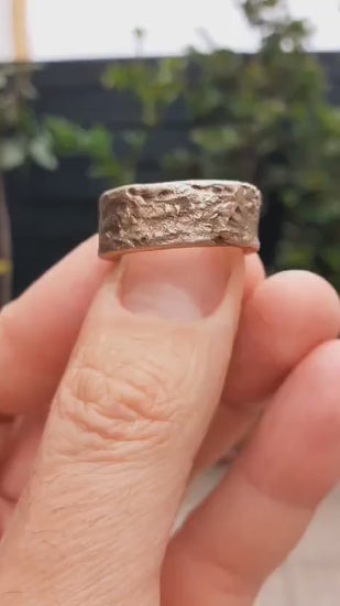 Handmade bronze ring