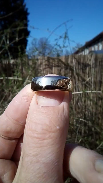 Handmade Golden bronze ring