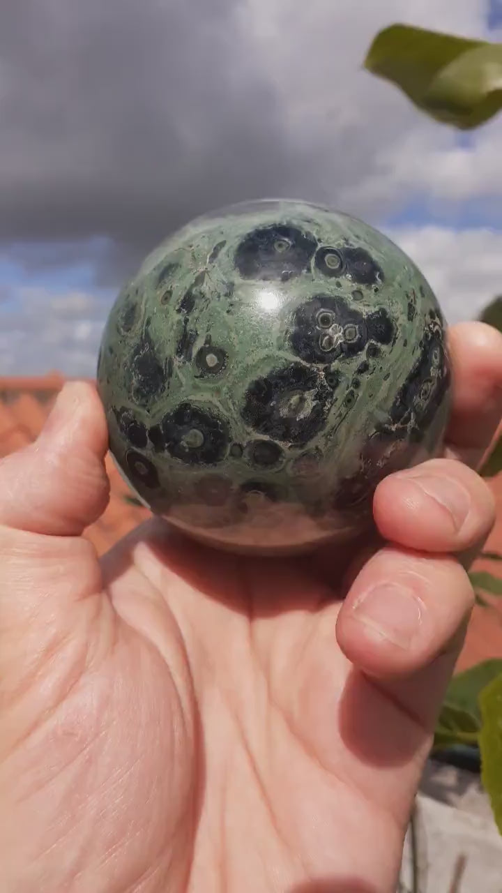 78mm Kambaba Jasper sphere