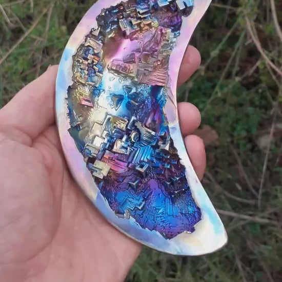 Bismuth Crystal Moon