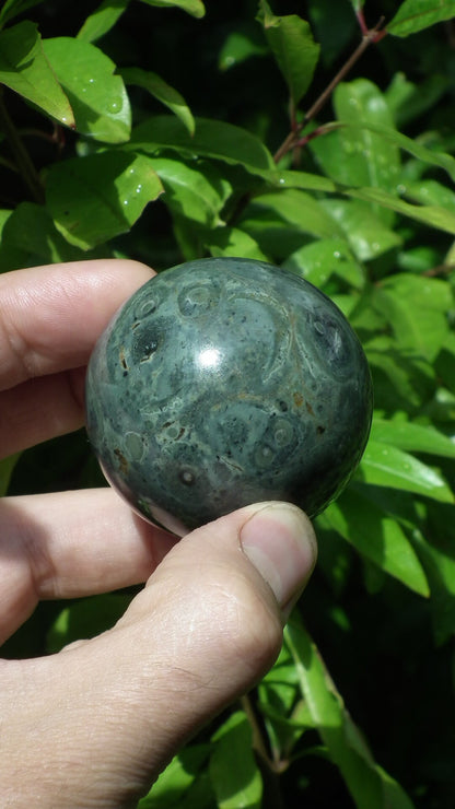 51mm Kambaba Jasper sphere