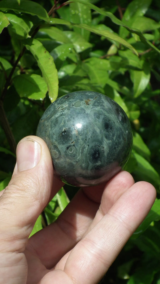 51mm Kambaba Jasper sphere