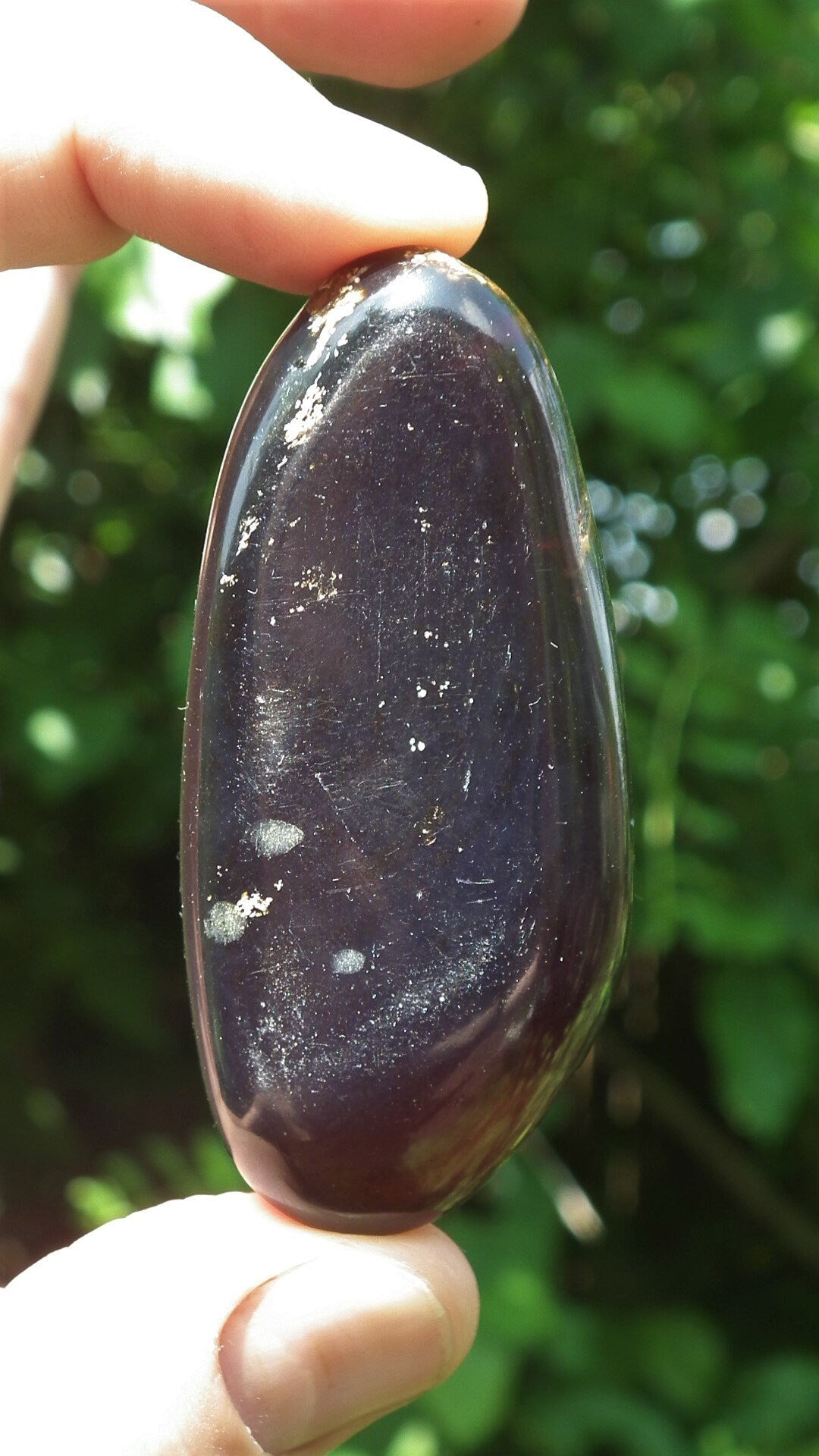 Blue sumatra Amber / Bernstein pendant