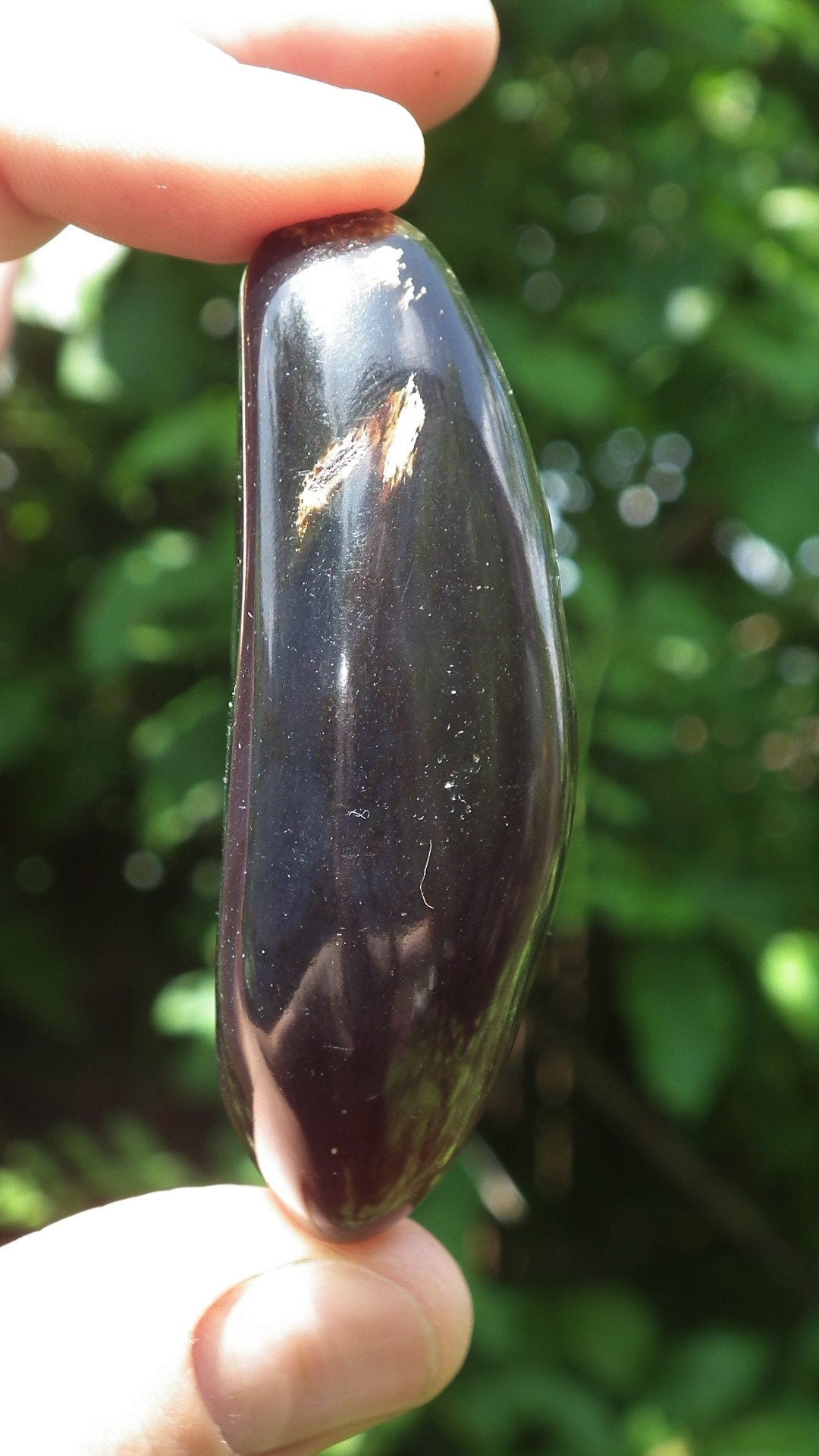 Blue sumatra Amber / Bernstein pendant