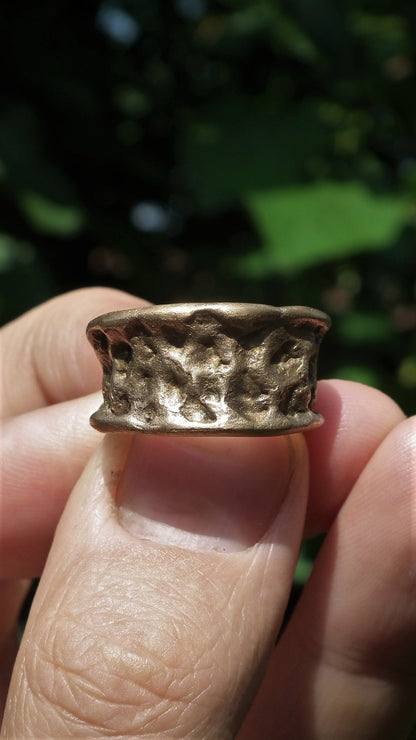 Handmade bronze ring