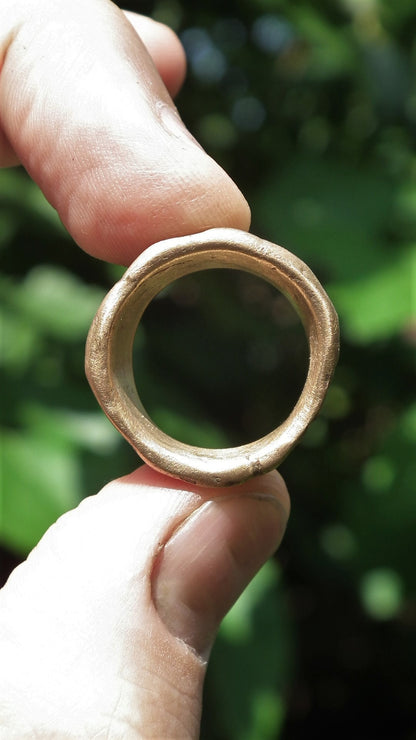 Handmade bronze ring