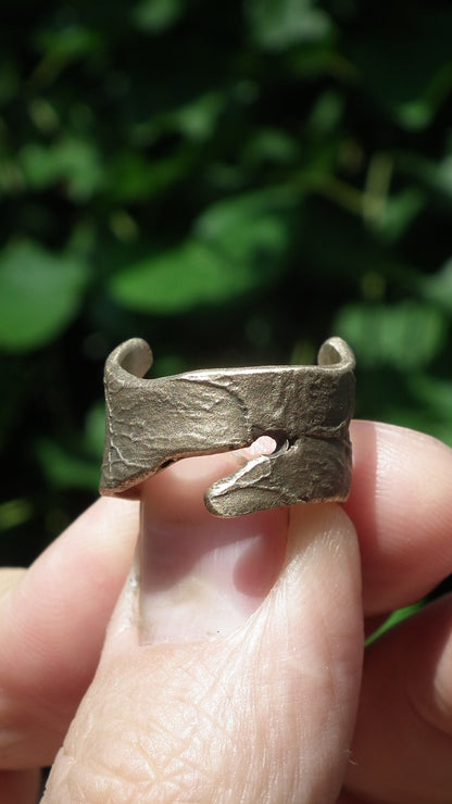 Handmade bronze ring