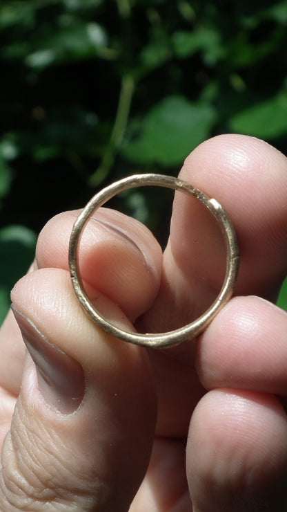 Handmade bronze ring