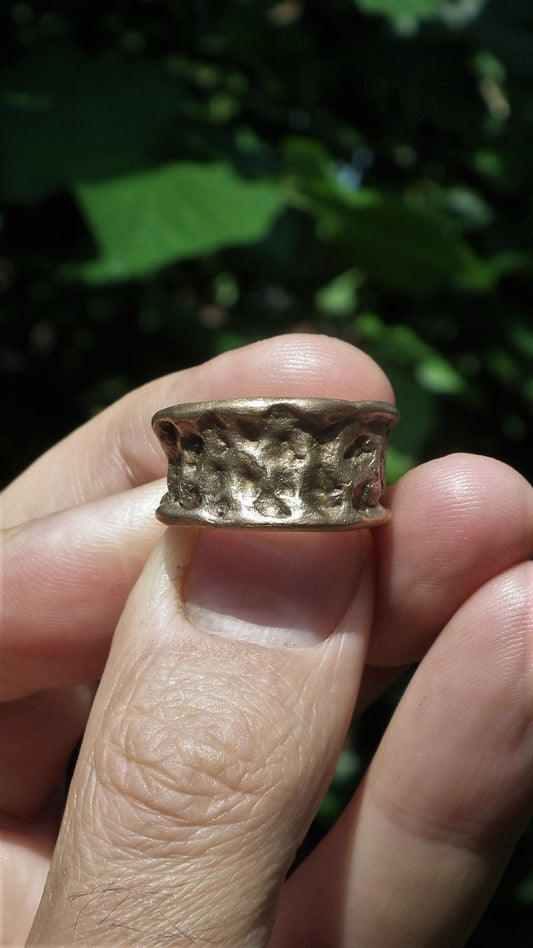 Handmade bronze ring