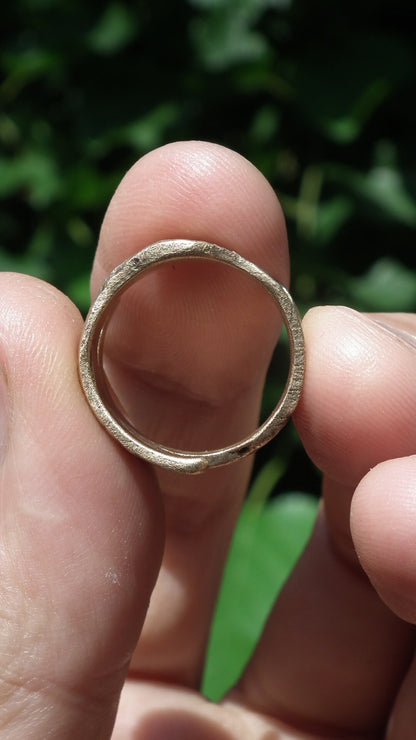 Handmade bronze ring