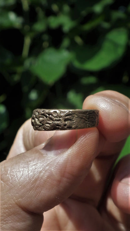 Handmade bronze ring