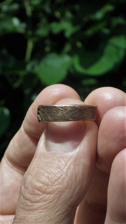 Handmade bronze ring