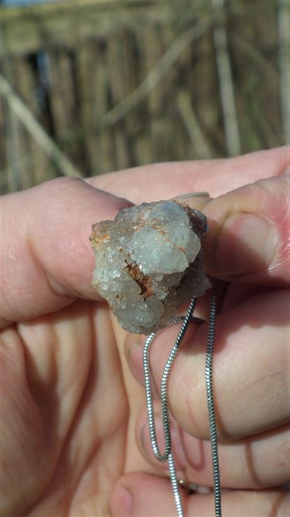 Spirit quartz Pendant / Cactus quarts/ Citrine / Limonite