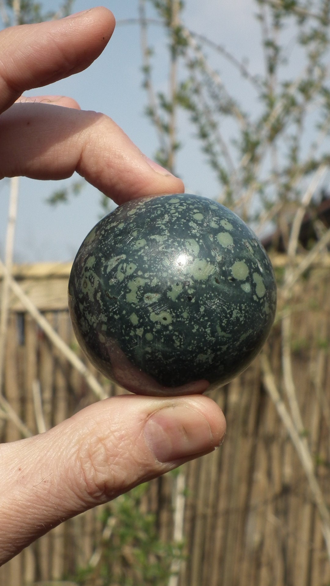53mm Kambaba Jasper sphere
