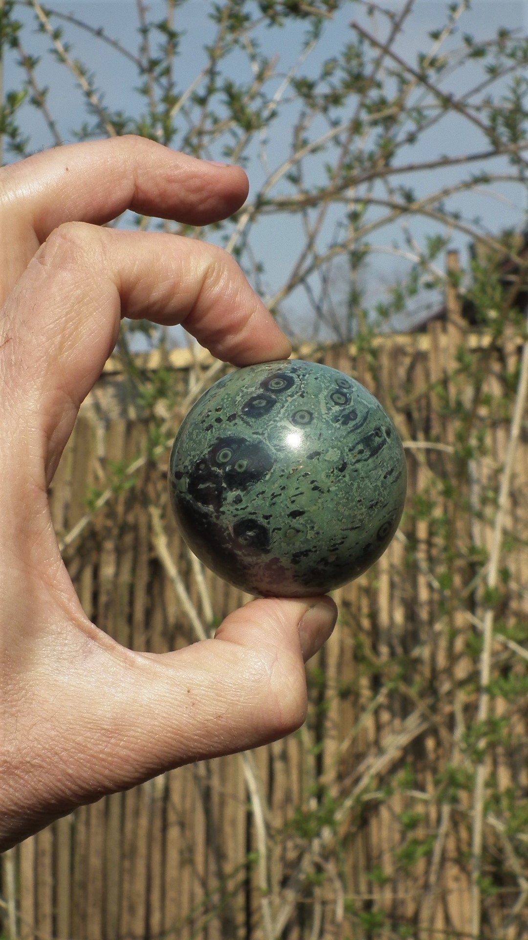 55mm Kambaba Jasper sphere