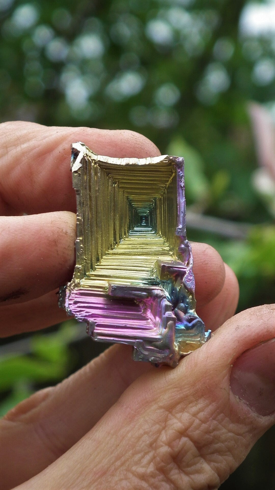 Bismuth crystal