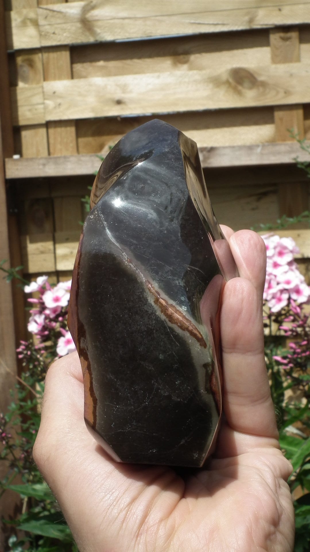 Polychrome jasper flame // Freeform // Sculpture