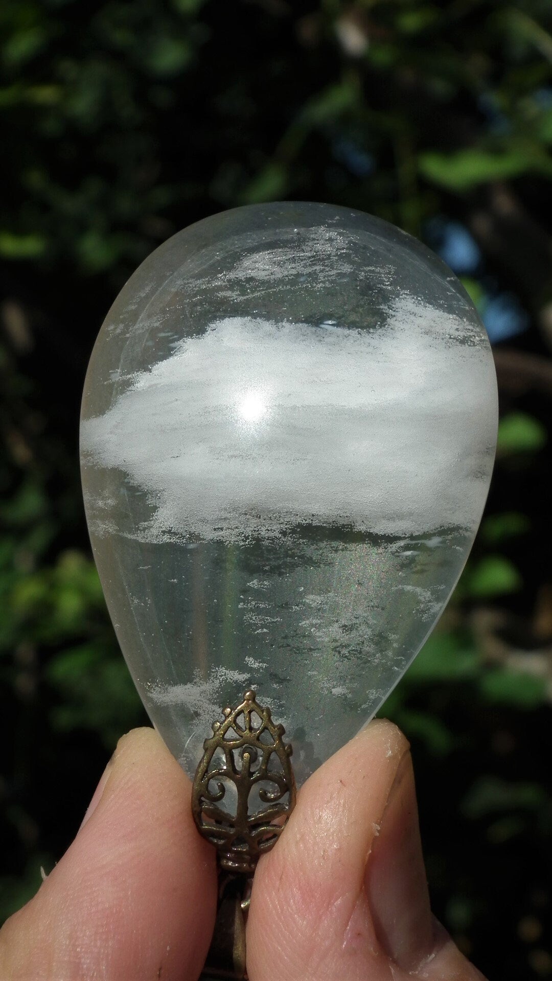 Pressed Quartz pendant