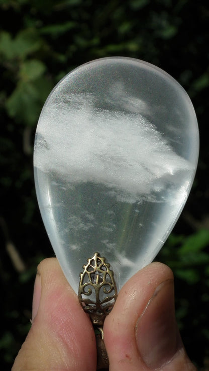 Pressed Quartz pendant
