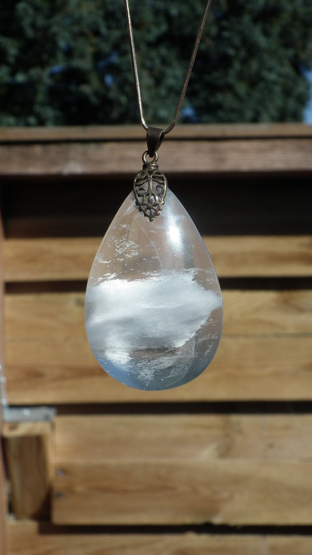 Pressed Quartz pendant