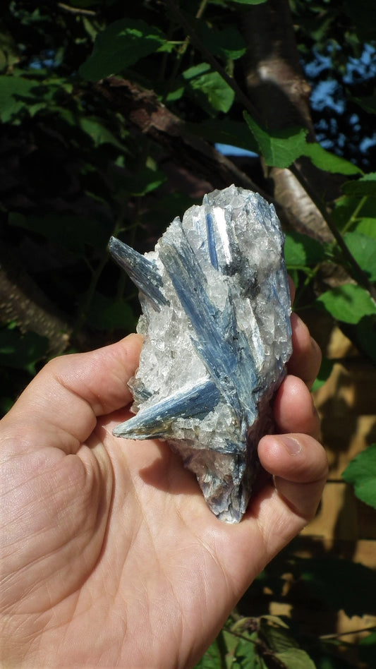 raw blue kyanite / large blue kyanite