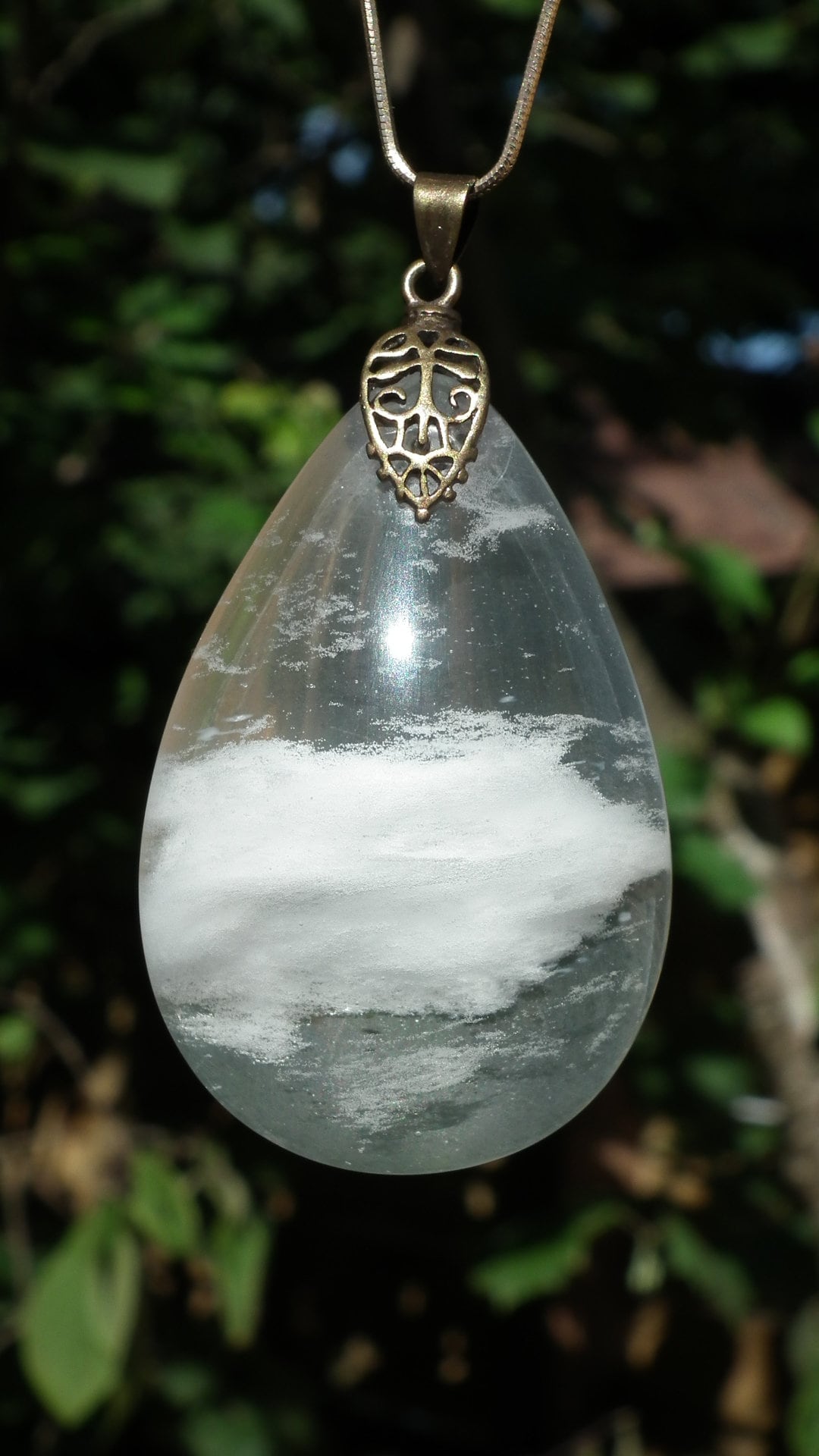 Pressed Quartz pendant
