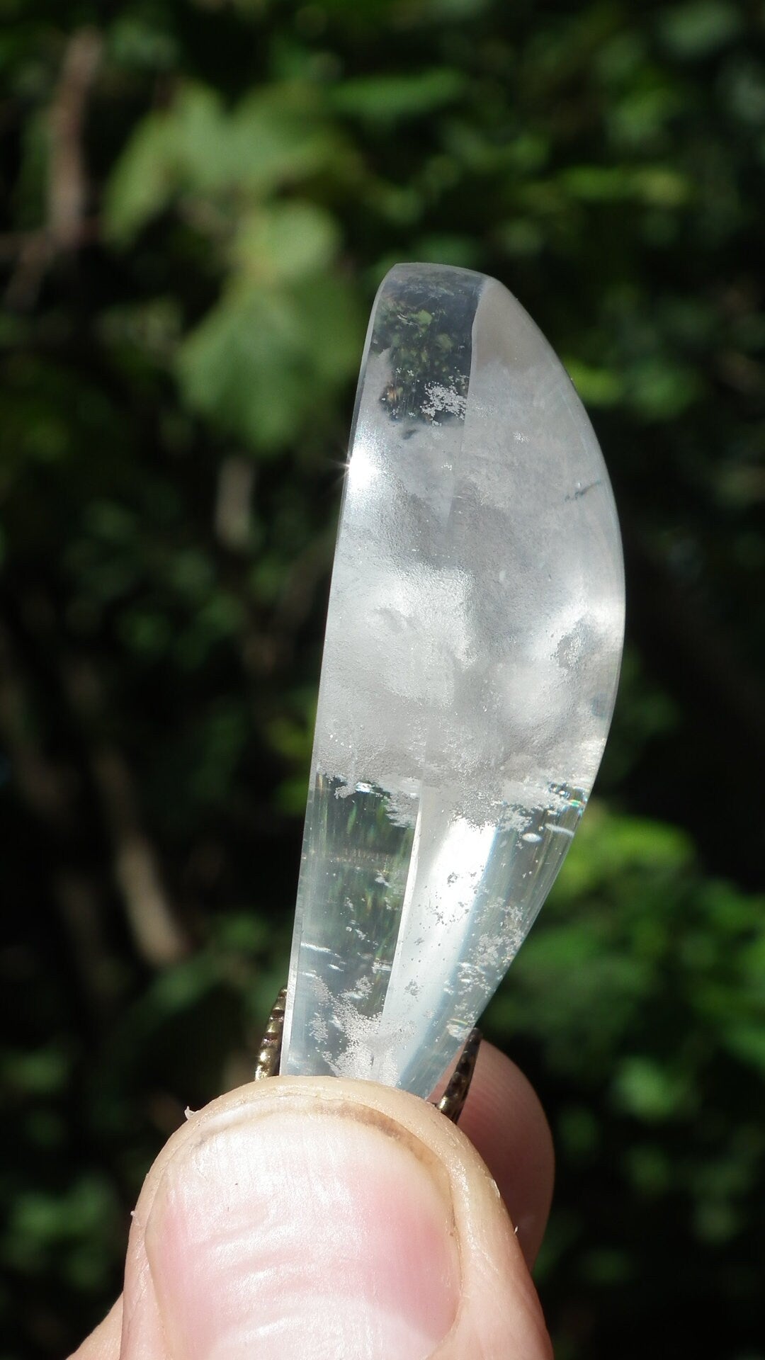 Pressed Quartz pendant