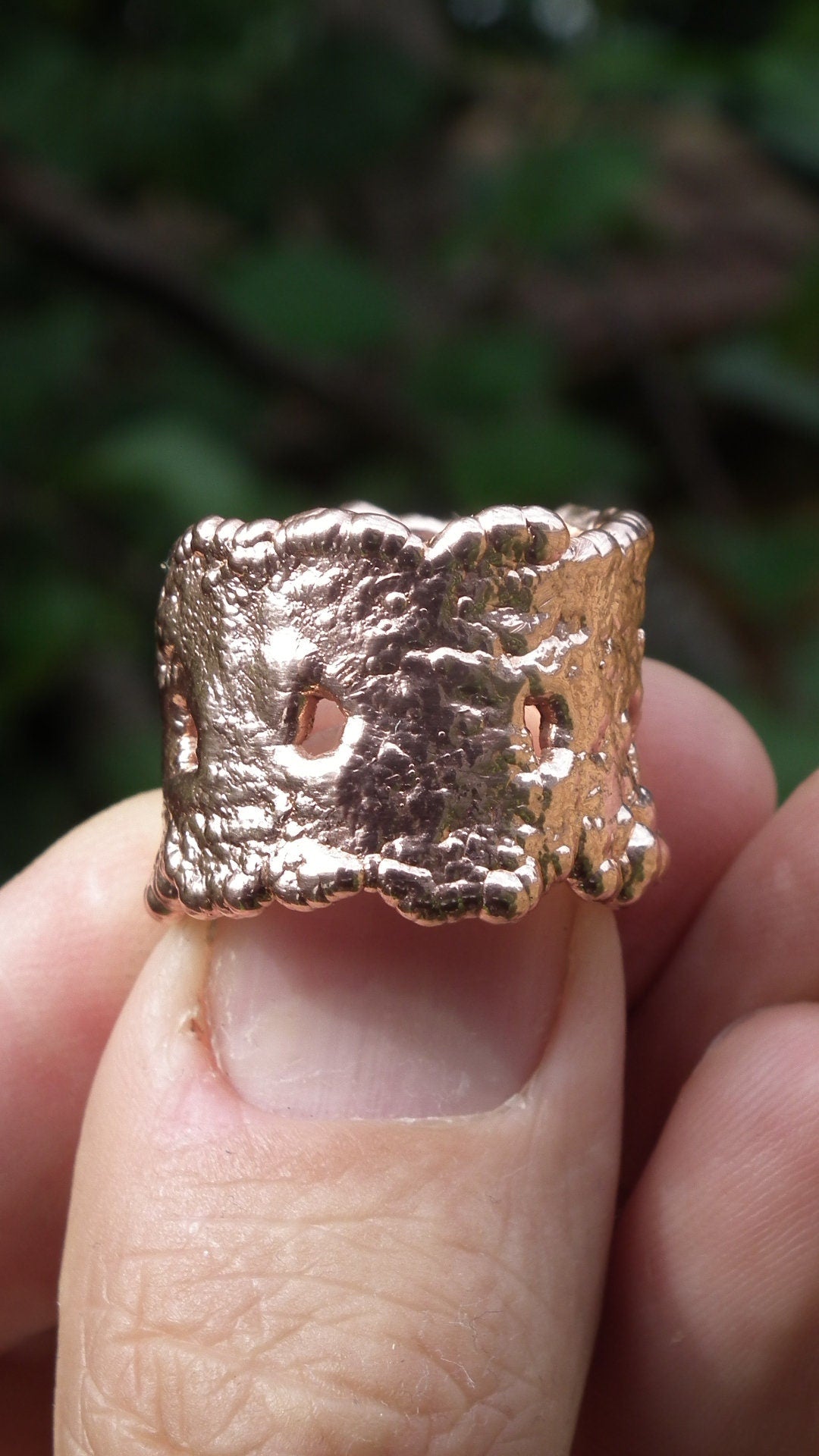 Electroformed Copper ring