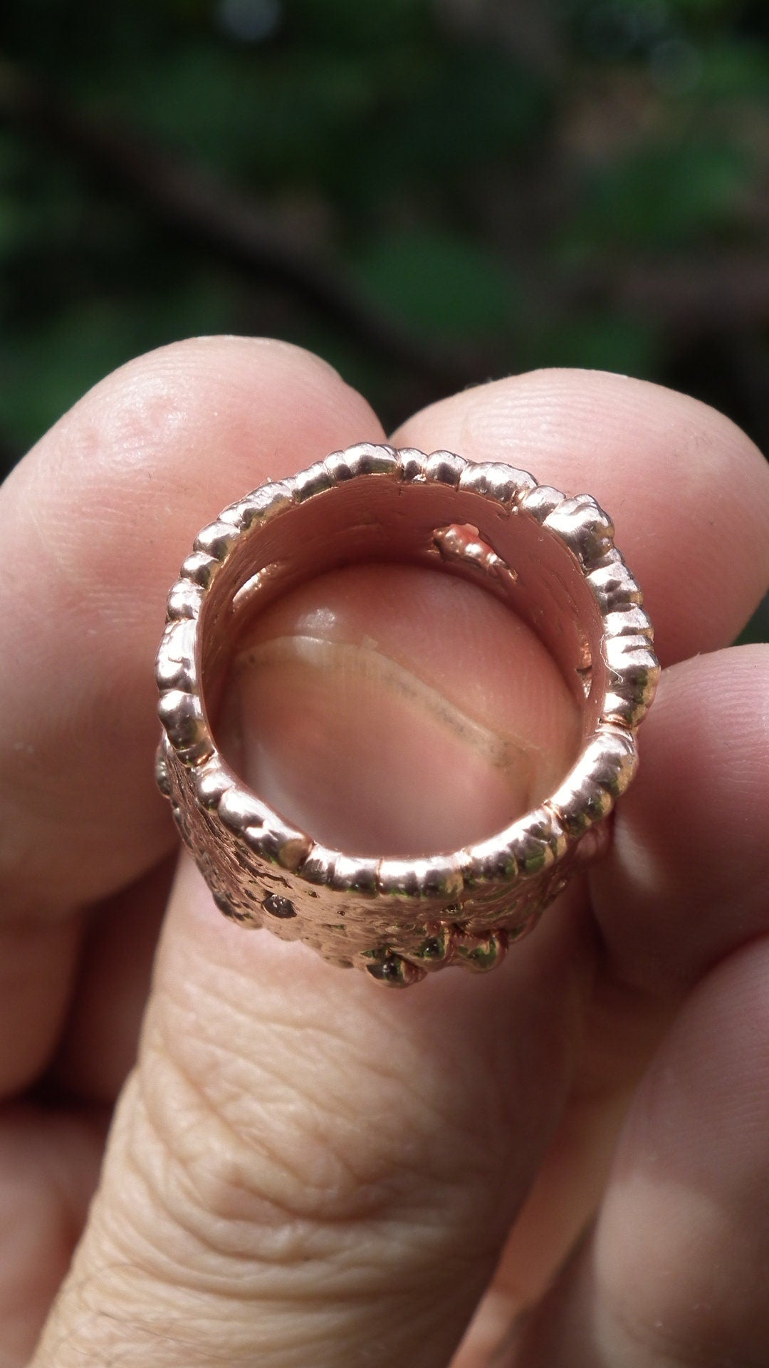 Electroformed Copper ring