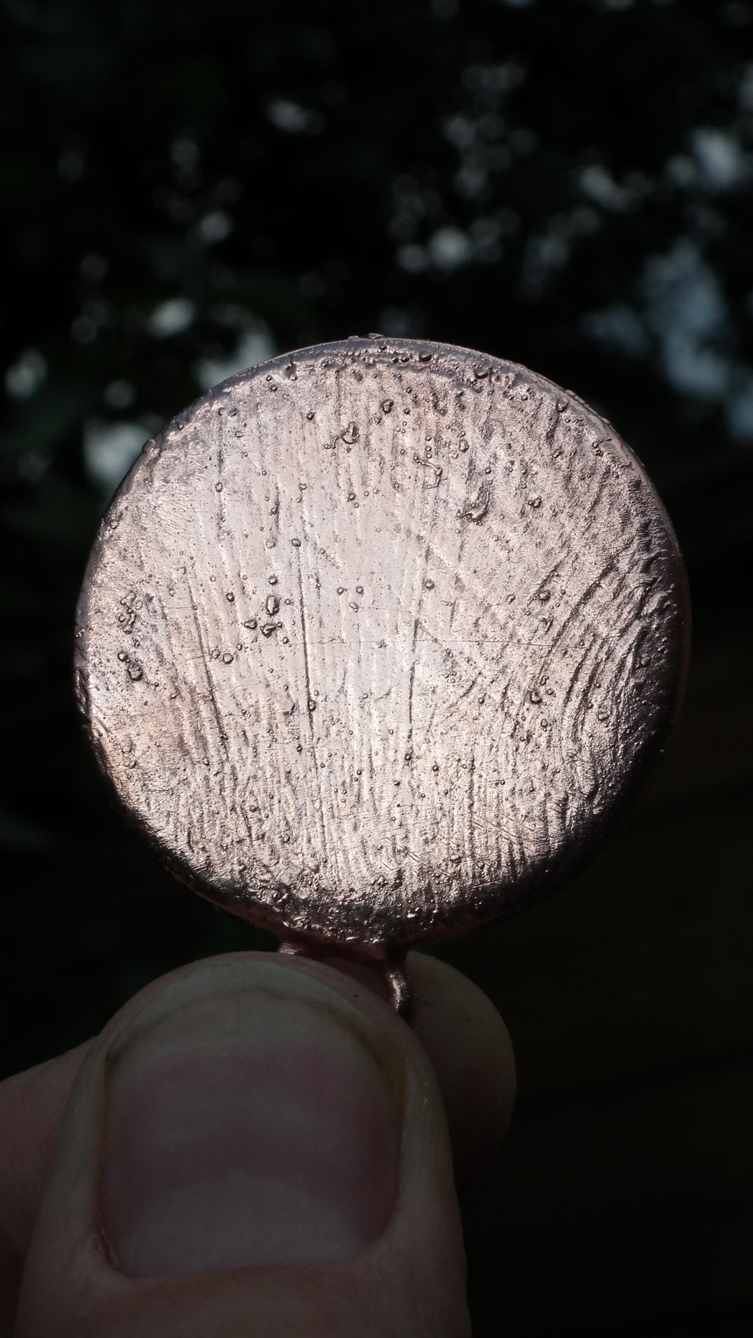 Blue aventurine necklace / aventurine crystal necklace / Electroformed copper