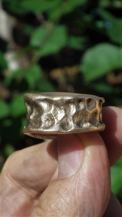 Handmade bronze ring