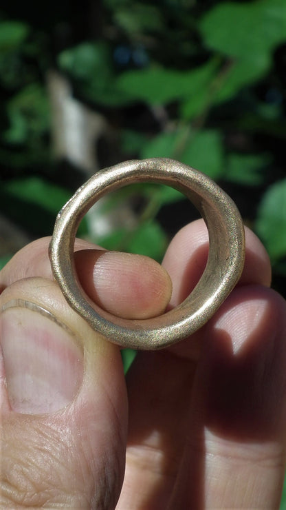 Handmade bronze ring