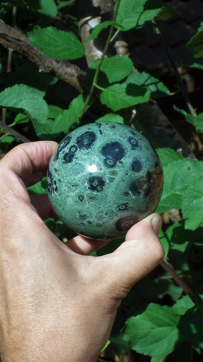 78mm Kambaba Jasper sphere