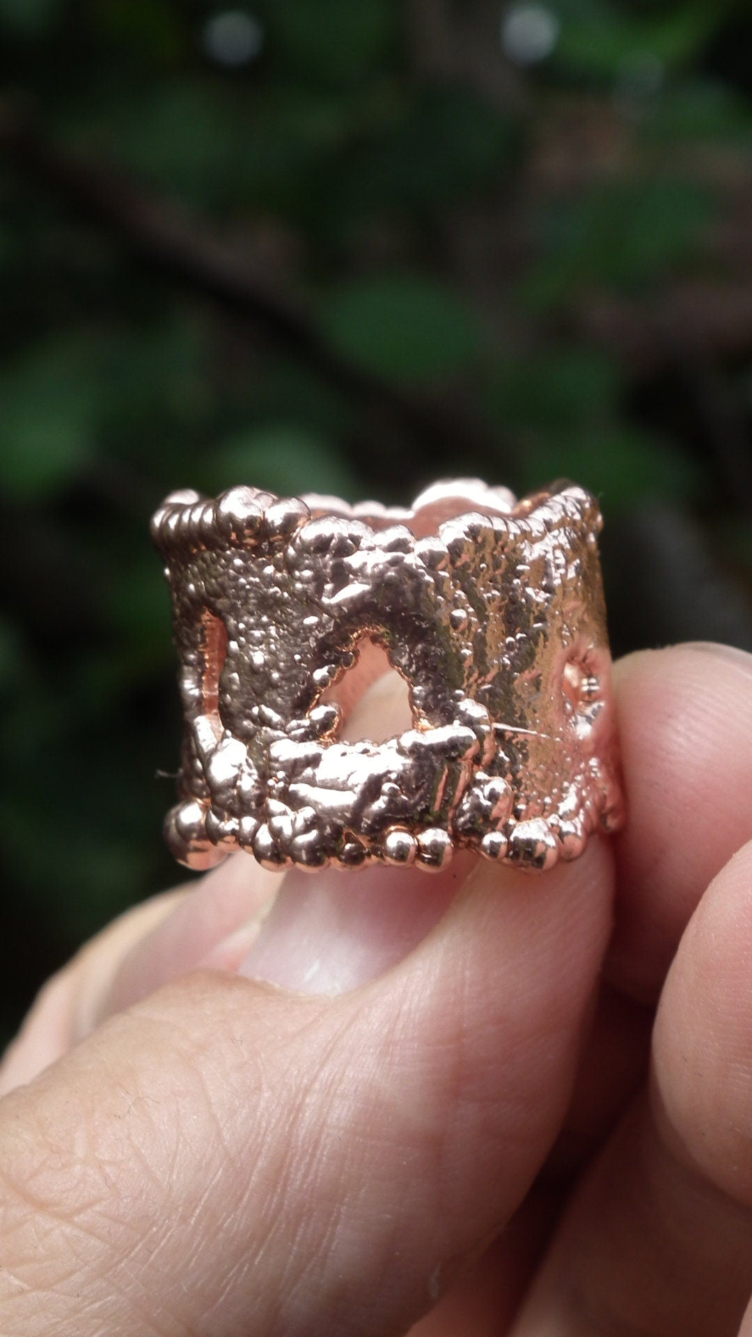 Electroformed Copper ring