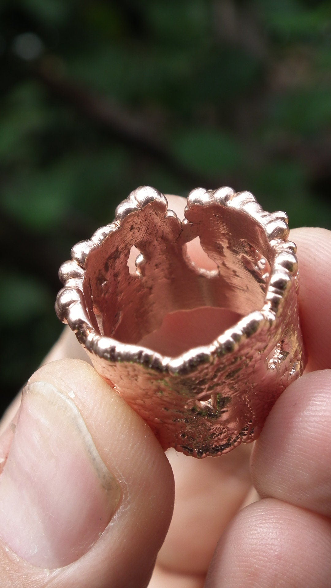 Electroformed Copper ring